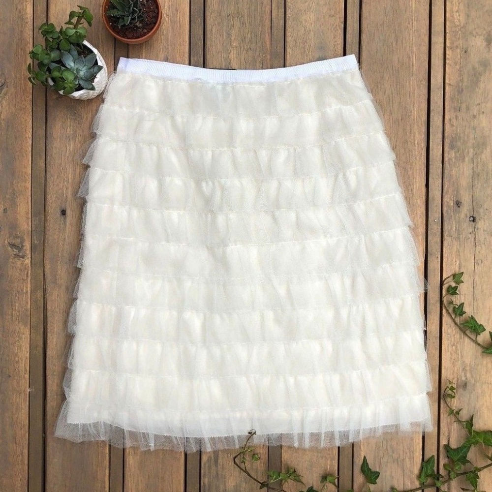 J Crew Tulle Mini Skirt